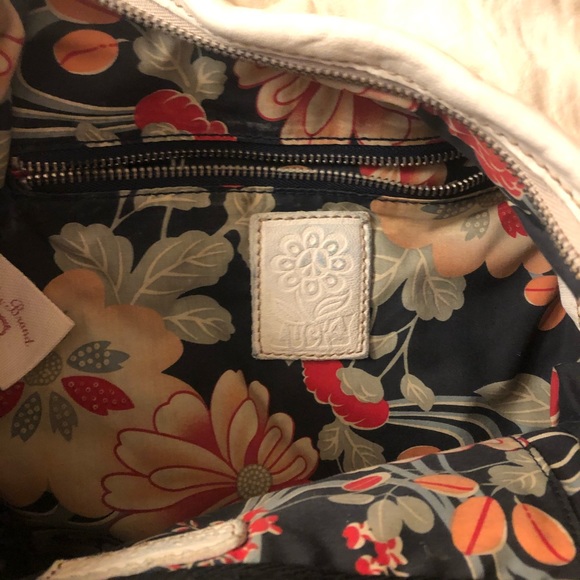 Lucky Brand Leather Bag in Off White - Picture 5 of 7